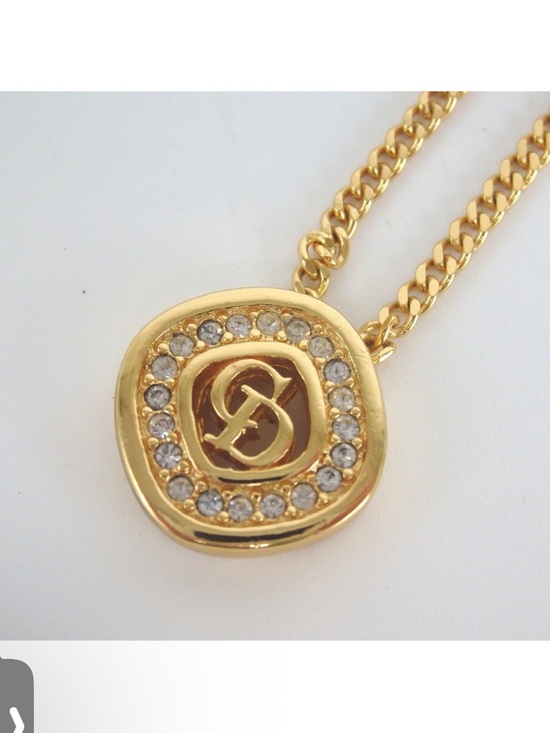 Christian Dior Jewelry - Christian Dior CD Unisex Gold Necklace
